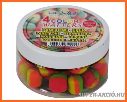 Dovit 4 Color Wafters Horgász Pellet Panettone Eper 20mm 120g