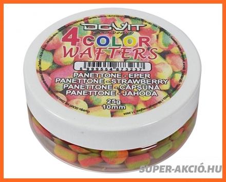 Dovit 4 Color Wafters Horgász Pellet Panettone Eper 10mm 25g