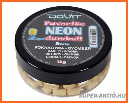 Dovit Favorite Dumbell Neon Horgász Pellet Fokhagyma Gyömbér 8mm 18g