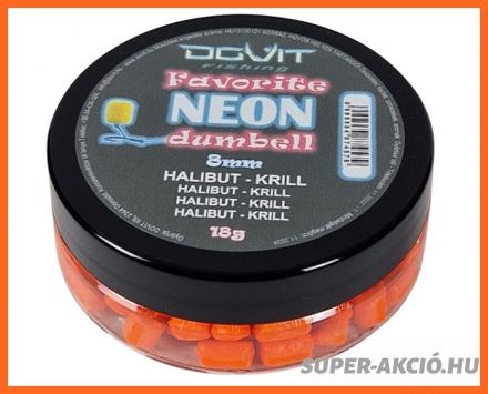 Dovit Favorite Dumbell Neon Horgász Pellet Krill Halibut 8mm 18g