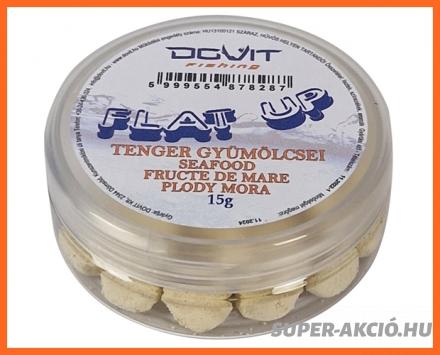 Dovit Flat Up Horgász Pellet Közepes Tenger Gyümölcsei 15g