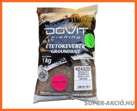 Dovit Grundbait Hidegvízi Horgász Etetőanyag Fekete Kekszes 1000g