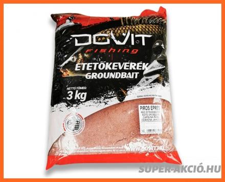 Dovit Gazdaságos Piros Epres Horgász Etetőanyag 3000g