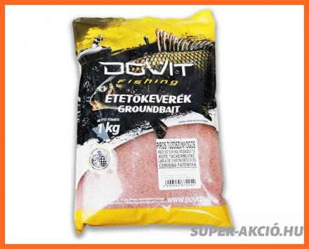 Dovit Piros Tűzőszúnyogos Horgász Etetőanyag 1000g