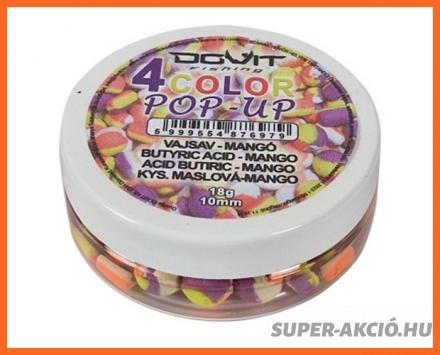 Dovit 4 Color Pop Up Lebegő Method Csali Vajsav Mangó 10mm 18g