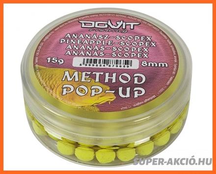 Dovit Pop Up Lebegő Horgász Bojli Ananász Scopex 8mm 15g