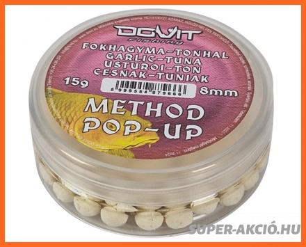 Dovit Pop Up Lebegő Horgász Bojli Fokhagyma Tonhal 8mm 15g