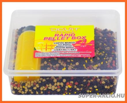 Dovit Rapid Pellet Boksz Csípős Mangós 450g+150ml Aroma