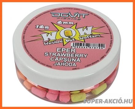 Dovit Washed Out Wafters Horgász Pelllet Eper 8mm 18g