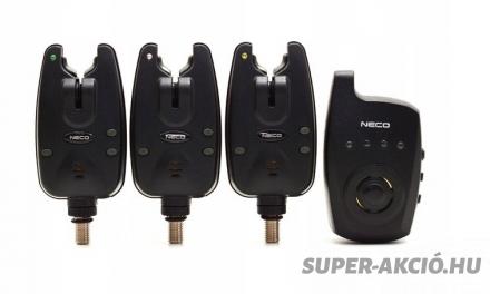 Neco Fishing Carp H103 Fekete Színű Elektromos Kapásjelző 3+1 3