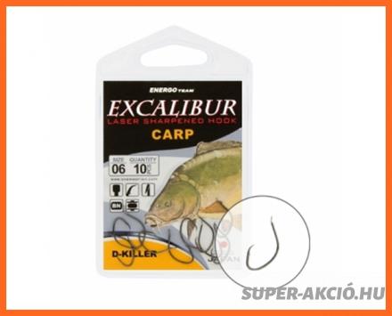 Excalibur D Killer Pontyozó Horog 2-es 10db/csomag