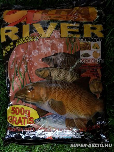 Xtra Baits River Cheese Horgász Etetőanyag 2500gr Folyóvizi Sajtos 2