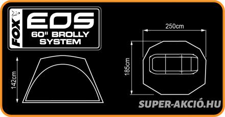 Fox Eos Brolly System Menedék Horgász Sátor 11