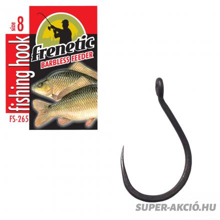 Frenetic 265 Barbless Szakáll Nélküli 10db 8-as Feeder Horog 2