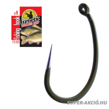  Frenetic 565 Oliva Zöld Szakáll Nélküli 10db 6-oa Bojlis Horog 2