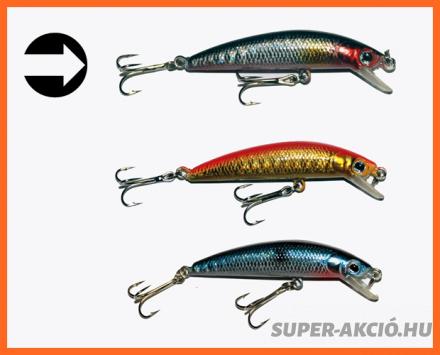 Frenetic Flicker Wobbler 6cm 3gr Ezüst Fekete