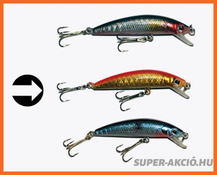 Frenetic Flicker Wobbler 6cm 3gr Arany Piros