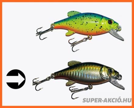 Frenetic Flipper Wobbler 7,5cm Arany Fekete