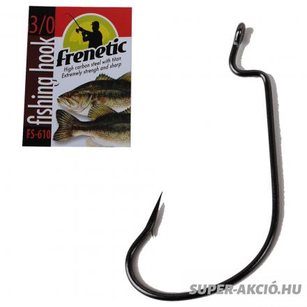 Frenetic Fs 610 Speciális Drop Shot Horgász Horog 5db 1-es 2