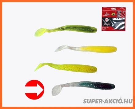 Frenetic Halfarkú Gumihal Műcsali 7,5cm 5db Zöld Fekete