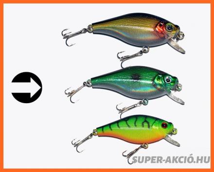 Frenetic Pounder Wobbler 5,5cm 3,8gr Zöld Fekete