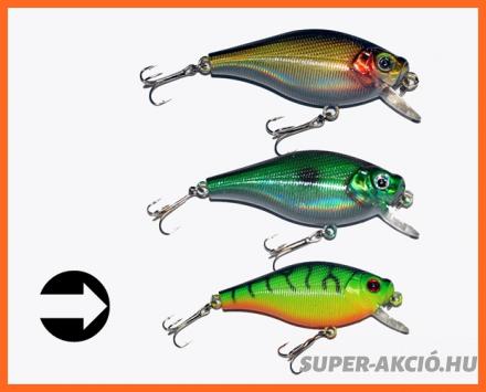 Frenetic Pounder Wobbler 5,5cm 3,8gr Zöld Sárga