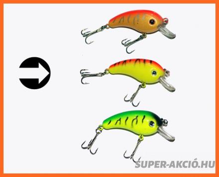 Frenetic Strucker Wobbler 5cm 5gr Narancs Piros