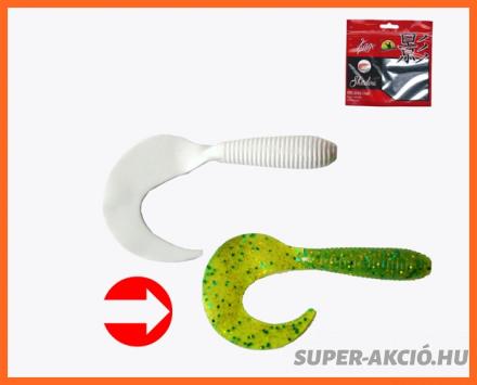 Frenetic Óriás Féreg Műcsali Twister Farokkal 8,5cm 5db Zöld