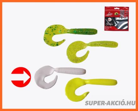 Frenetic Közepes Twister Farkas Műcsali 6,5cm 7db Fehér