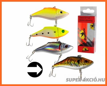 Frenetic Vibrater Wobbler 7,5cm 9gr Arany Fekete