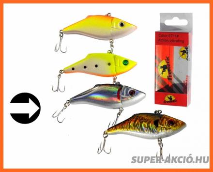 Frenetic Vibrater Wobbler 7,5cm 9gr Ezüst Fekete