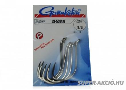 Gamakatsu Ls 5314N Horog 10/0-ás 6db, Harcsázó Kiegészítő 2