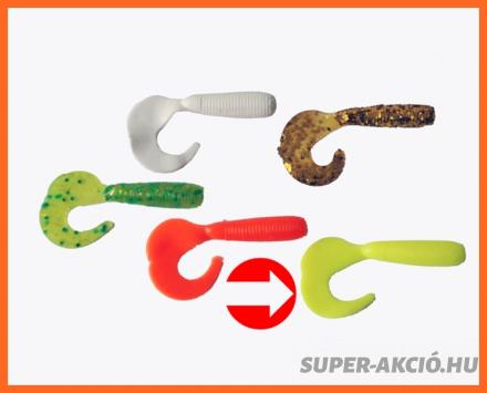 Frenetic Kis Méretű Twister Műcsali 4,5cm 8db Fluo Sárga