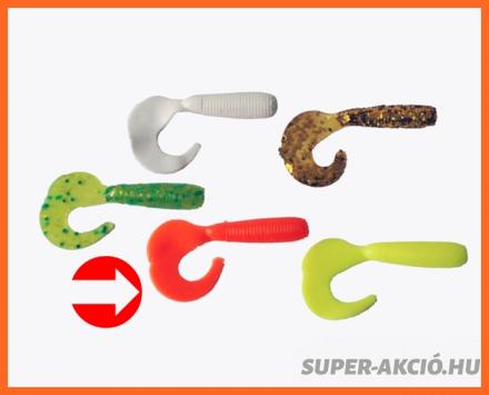 Frenetic Kis Méretű Twister Műcsali 4,5cm 8db Narancs Piros