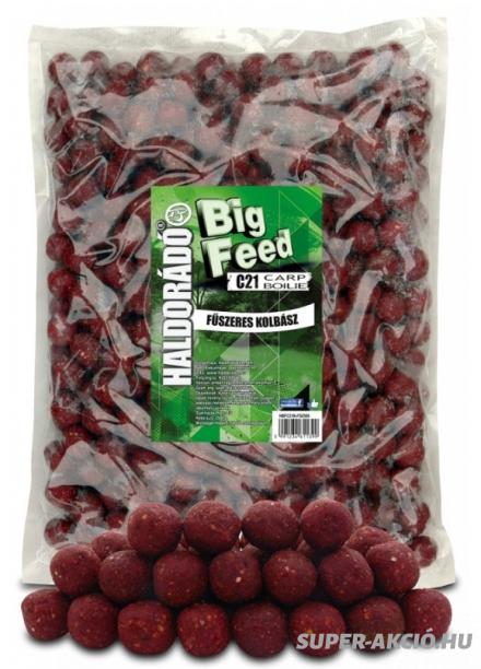 Haldorádó Big Feed 21mm 2500gr Horgász Bojlik Fűszeres Kolbászos 2