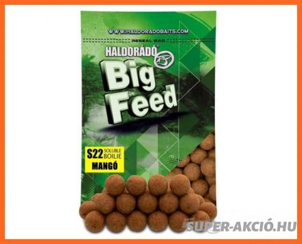 Haldorádó Big Feed S22 Soluble Oldódó Horgász Bojli Mangó 22mm 800g