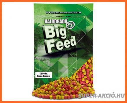 Haldorádó Big Feed C6 Horgász Pellet Epres Ananászos