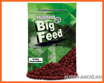 Haldorádó Big Feed C6 Horgász Pellet Fűszeres Kolbászos