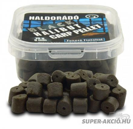Haldorádó Black Halibut Horgász Pelletek 8mm Fekete Tintahalas 2