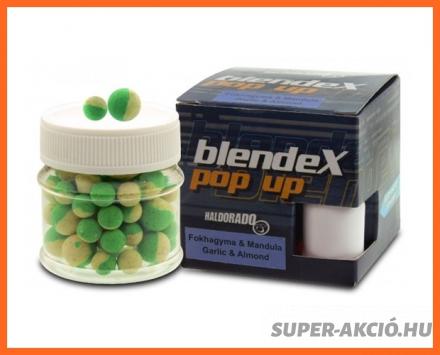 Haldorádó Blendex Pop Up 8-10mm Horgász Bojlik Fokhagymás Mandulás