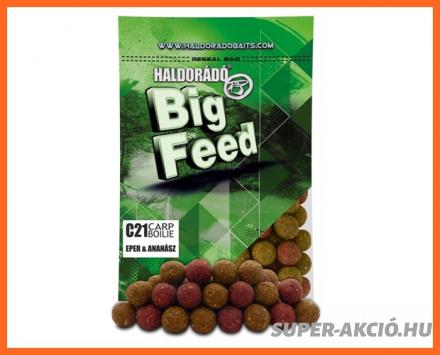 Haldorádó Big Feed 21mm 800gr Horgász Bojli Epres Ananászos