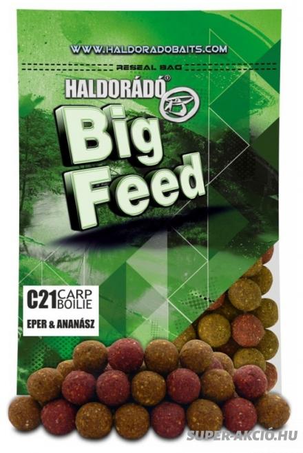 Haldorádó Big Feed 21mm 800gr Horgász Bojli Epres Ananászos 2