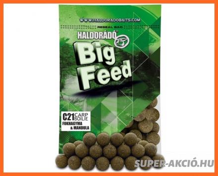 Haldorádó Big Feed 21mm 800gr Horgász Bojli Foghagymás Mandulás