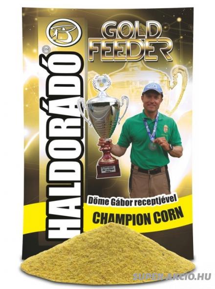 Haldorádó Gold Feeder Champion Corn 1kg Horgász Etetőanyag 2