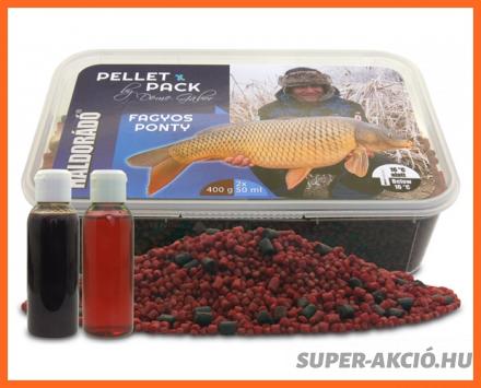Haldorádó Horgász Pellet Pack Fagyos Ponty 400g + 50ml Aroma