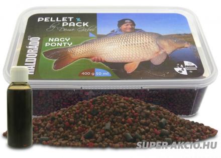 Haldorádó Horgász Pellet Pack Nagy Ponty 400g + 50ml Aroma 2