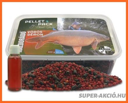 ​​​​​​​Haldorádó Horgász Pellet Pack Vörös Démon 400g + 50ml Aroma