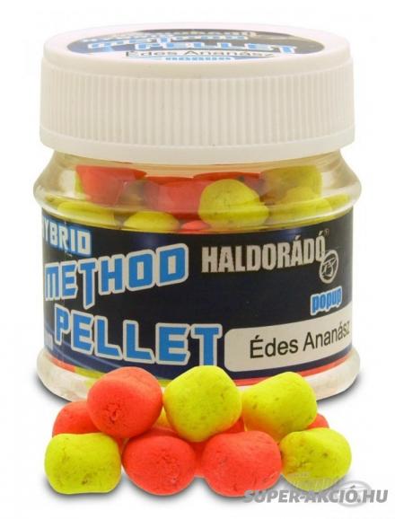 Haldorádó Hybrid Method Horgász Pellet 8mm 20gr Édes Ananászos 2