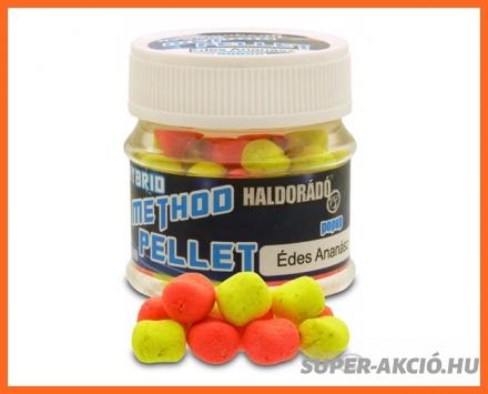 Haldorádó Hybrid Method Horgász Pellet 8mm 20gr Édes Ananászos