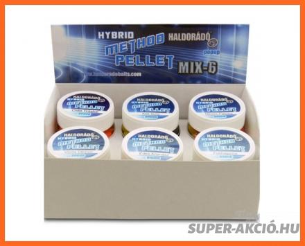 Haldorádó Hybrid Method Horgász Pellet 8mm 20gr 6 Íz Egyben